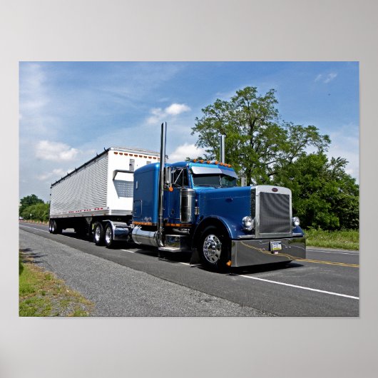 ブルー379歩くフロアポスター ポスター (正面)