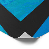 ブルー40 Decade誕生日 ポスター (角)