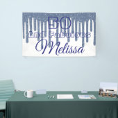 ブルー50と素晴らしい誕生日 横断幕 (トレードショー)