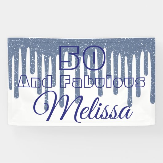 ブルー50と素晴らしい誕生日 横断幕 (横)