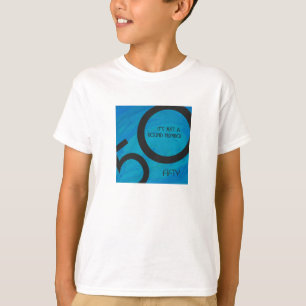 ブルー50 Decade誕生日 Tシャツ