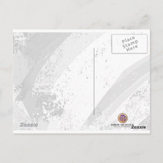 ブルー60 Decade誕生日 ポストカード (裏面)