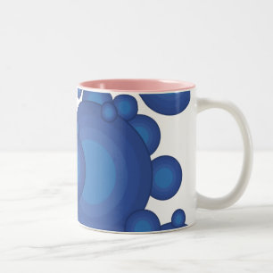 ブルー70年代のスタイリングサークル ツートーンマグカップ