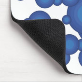 ブルー70年代のスタイリングサークル マウスパッド (コーナー)