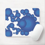 ブルー70年代のスタイリングサークル マウスパッド (マウス)