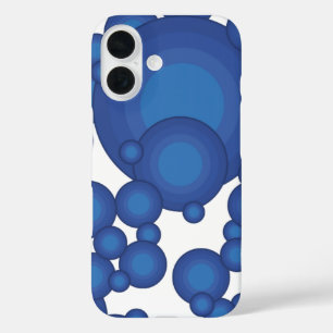 ブルー70年代のスタイリングサークル iPhone 16ケース
