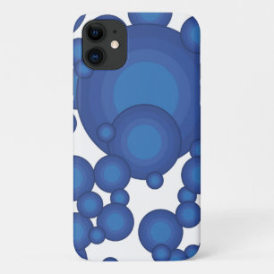 ブルー70年代のスタイリングサークル iPhone 11 ケース