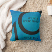 ブルー70 Decade誕生日 クッション (ブランケット)