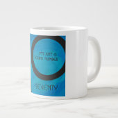 ブルー70 Decade誕生日 ジャンボコーヒーマグカップ (正面右)