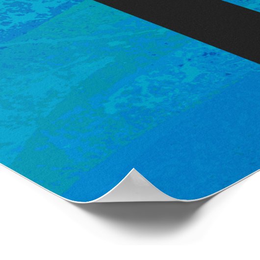 ブルー70 Decade誕生日 ポスター (角)