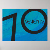 ブルー70 Decade誕生日 ポスター (正面)