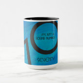 ブルー70 Decade誕生日 マグカップ (中央)