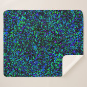 ブルー（ばちゃばちゃ）跳ねる – シェルパブランケット (正面(横))