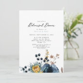 ブルー＆ひまわり 花の リハーサル 招待状 (スタンド正面)