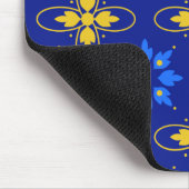 ブルー&イエローアズレジョ マウスパッド (コーナー)