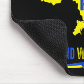 ブルー&イエローパックのフチンの国の看板 マウスパッド (コーナー)