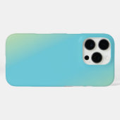 ブルー イエロー グリーン グラデーション Case-Mate iPhoneケース (裏面 (横))