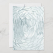 ブルー イッツ ア ボーイ ビンテージ トイ ラスティック ベイビー シャワー 招待状 (裏面)