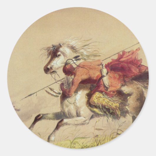 『ブルー・ウォーター・クリークの戦い』(アルフレッド・ジェイコブ・ミラー画) ラウンドシール (正面)