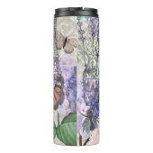 ブルー・エレガント・ウーマン・フローラル・ファンシー・ガウン タンブラー (裏面)