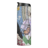 ブルー・エレガント・ウーマン・フローラル・ファンシー・ガウン タンブラー (回転右)