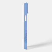 ブルー エレガント ケースメイト バリリ アップル iPhone 1 Case-Mate iPhoneケース (裏面 / 右)