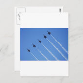 ブルー・エンジェルズ・イン・フライト ポストカード (正面/裏面)