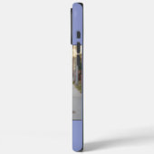 ブルー オリジナル 名前イニシャル 1枚の写真 Case-Mate iPhoneケース (裏面 / 左)