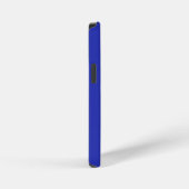 ブルー＆オレンジのオーシャンスプラッシュが目を引くシャークビーチタオル iPhoneケース (右側面)