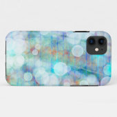 ブルー、オレンジ、イエロー、ホワイト抽象芸術アート Case-Mate iPhoneケース (裏面(横))