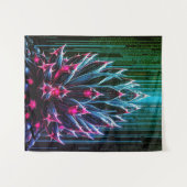 ブルー・カクタス タペストリー (正面(横))