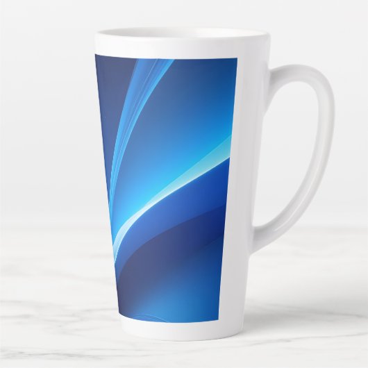 ブルー カフェラテマグ (右)