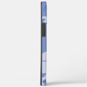 ブルー カモフラージュ モノグラム Case-Mate iPhoneケース (裏面 / 右)