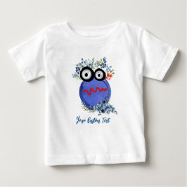 ブルー キュート リトルガイズコレクション オーダーメイド ベビーTシャツ