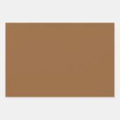 ブルー&クリーム コットンフラワーズ ボタニカル ヴィンテージ ラッピングペーパーシート (正面3)