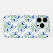 ブルー・クロカス iPhoneケース (裏面横)