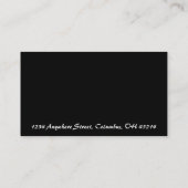 ブルー&グリーンドラゴンファンタジーアジア名刺 名刺 (裏面)