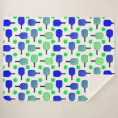 ブルー&グリーンピックボールパドルグリーンピックボール シェルパブランケット (正面(横))