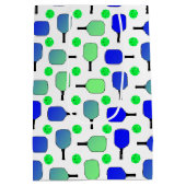 ブルー&グリーンピックボールパドルグリーンピックボール ミディアムペーパーバッグ (裏面)