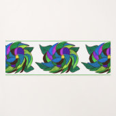 ブルー&グリーンヨガマット ヨガマット (正面(横))