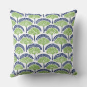 ブルー&グリーン装飾用クッション クッション (裏面)