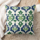 ブルー&グリーン装飾用クッション クッション (ブランケット)