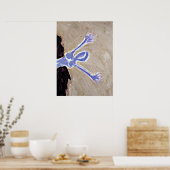 ブルー |グレー ポスター (キッチン)