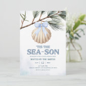 ブルー コケッタ ボウ コースト クリスマス 招待状 (スタンド正面)