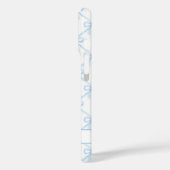 ブルー コケット ウォーターカラー リボン Case-Mate iPhoneケース (裏面 / 左)