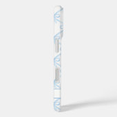 ブルー コケット ウォーターカラー リボン Case-Mate iPhoneケース (裏面 / 右)