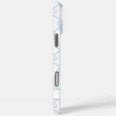 ブルー コケット ウォーターカラー リボン Case-Mate iPhoneケース (裏面 / 右)