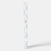 ブルー コケット ウォーターカラー リボン Case-Mate iPhoneケース (裏面 / 左)
