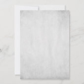 ブルー コンク シェル セーブ・ザ・デート 招待状 (裏面)