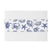 ブルー・コースト・ウェディング 招待状ベリーバンド (裏面例)